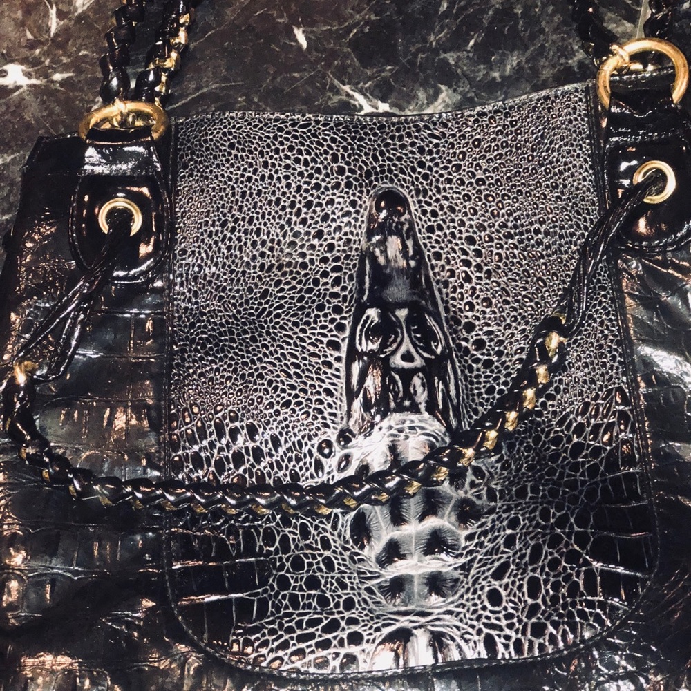 Black Alligator purse
